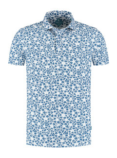 District Indigo Pique Performance Polo Blauw (7.51.400.702 - 316)