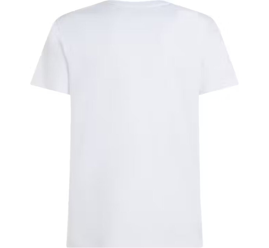 HILFIGER FLOCK TEE WHITE (MW0MW39357YBR - YBR)