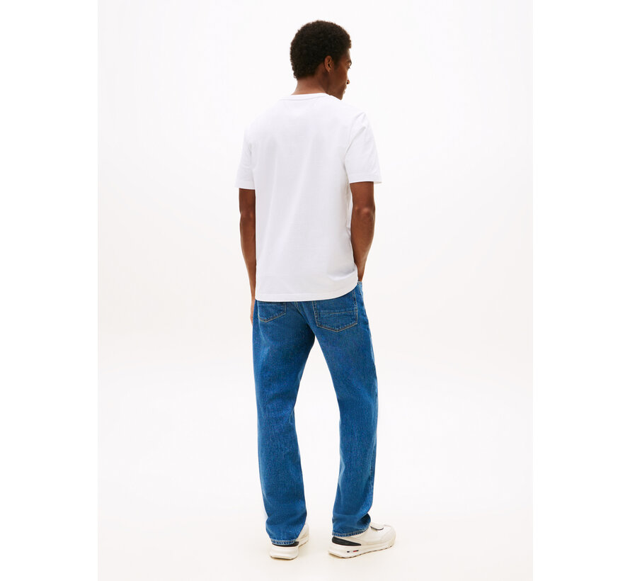 HILFIGER FLOCK TEE WHITE (MW0MW39357YBR - YBR)