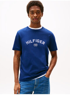 Tommy Hilfiger HILFIGER FLOCK TEE PREPPY NAVY (MW0MW39357C7G - C7G)