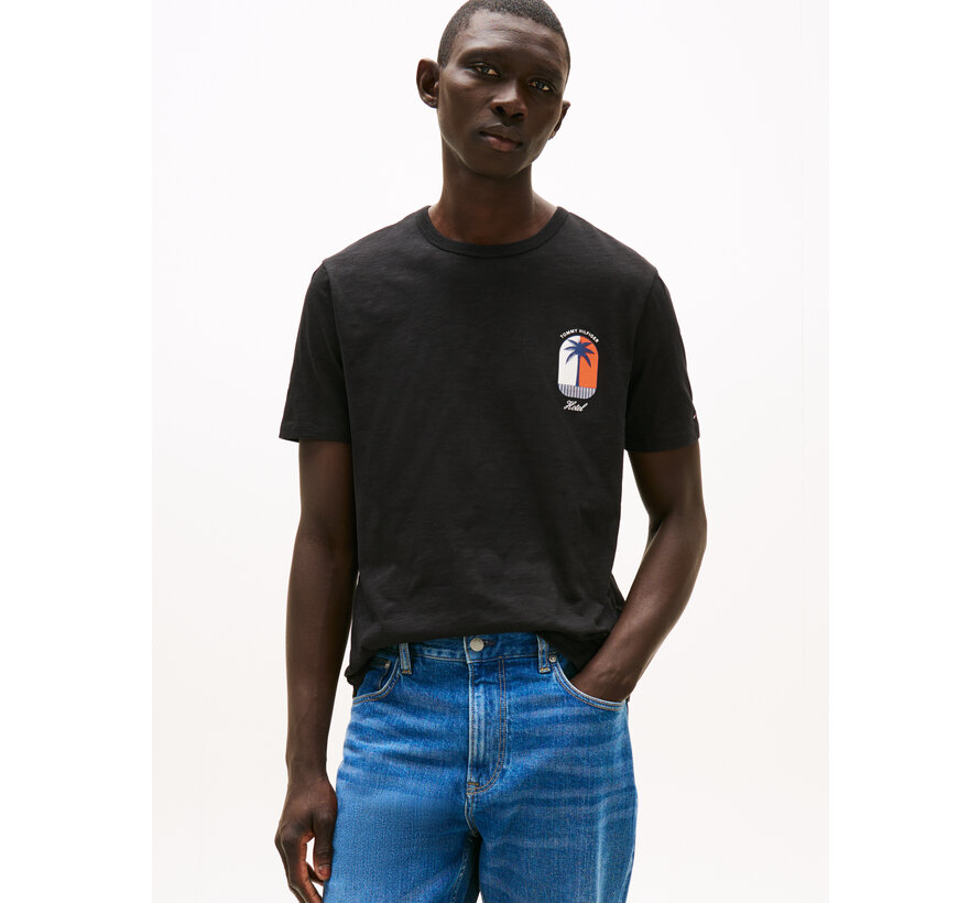 PALM TREE TEE BLACK (MW0MW39354BDS - BDS)