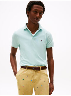 Tommy Hilfiger 1985 SLIM POLO COOL SKY (MW0MW17771L8O - L8O)