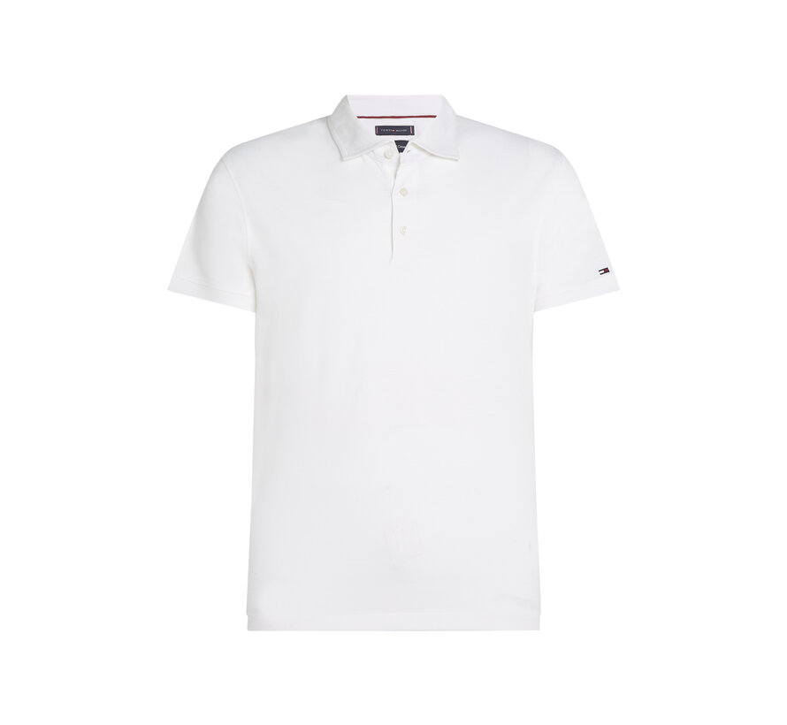 DC SPREAD COLLAR PIQUE POLO OPTIC WHITE (MW0MW38745YCF - YCF)