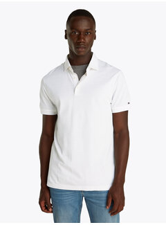 Tommy Hilfiger DC SPREAD COLLAR PIQUE POLO OPTIC WHITE (MW0MW38745YCF - YCF)