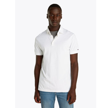 Tommy Hilfiger DC SPREAD COLLAR PIQUE POLO OPTIC WHITE (MW0MW38745YCF - YCF)