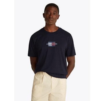 Tommy Hilfiger FLAG BOX TEE DESERT SKY (MW0MW38636DW5 - DW5)