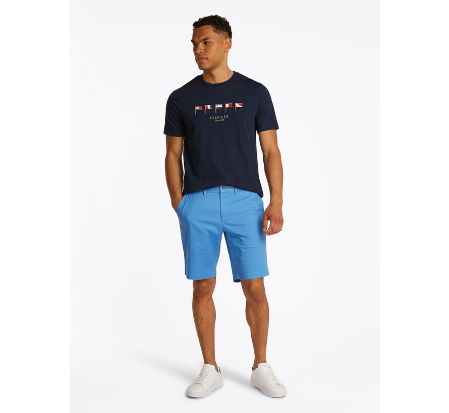 HILFIGER MULTI FLAGS TEE DESERT SKY (MW0MW38616DW5 - DW5)
