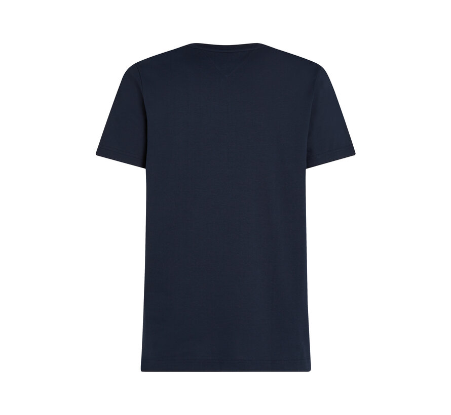 HILFIGER MULTI FLAGS TEE DESERT SKY (MW0MW38616DW5 - DW5)