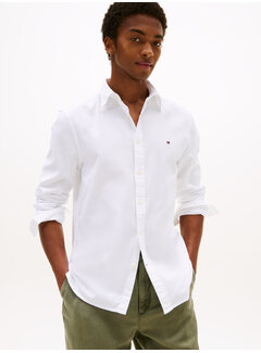 Tommy Hilfiger FLEX DOBBY SF SHIRT TH OPTIC WHITE (MW0MW37578YCF - YCF)