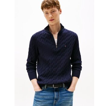 Tommy Hilfiger CLASSIC COTTON CABLE Desert Sky (MW0MW36532 - DW5)