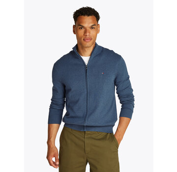 Tommy Hilfiger ESSENTIAL COTTON ZIP Aegean Sea Heather (MW0MW36517 - DVI)