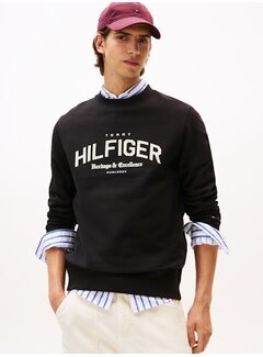 Tommy Hilfiger HILFIGER ARCH CREW N Black (MW0MW40067 - BDS)