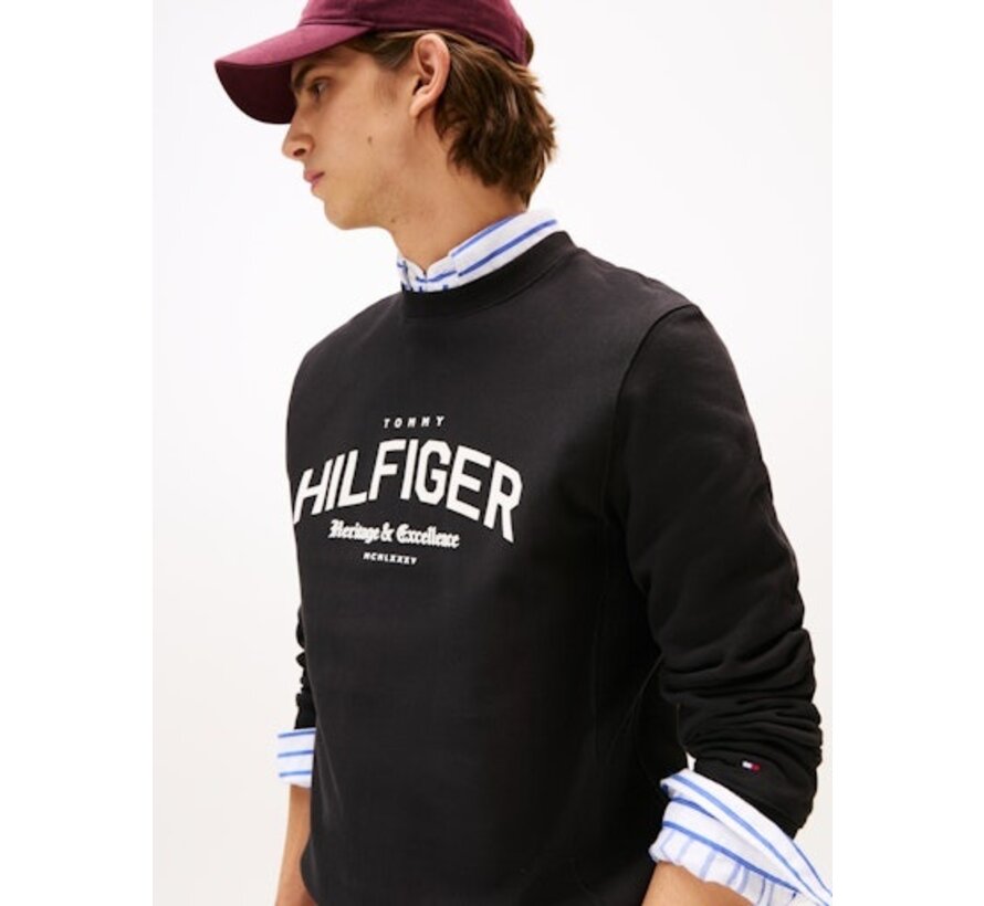 HILFIGER ARCH CREW N Black (MW0MW40067 - BDS)