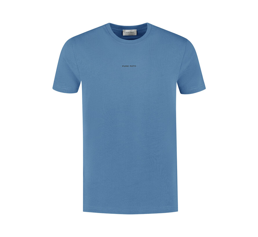 Essential Logo T-shirt Blue Grey (25030101 - 93)