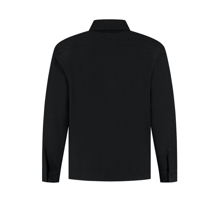 Regular fit Flannel Overshirts Black (25030201 - 02)