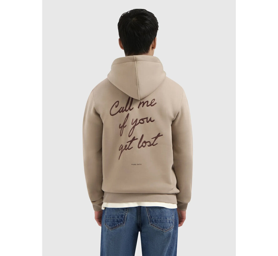 Call Me If You Get Lost Hoodie Taupe (25030302 - 53)