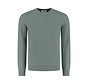 Regular fit Zig Zag Crewneck Knitwear Army Green (25030801 - 10)