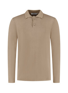 Pure Path Regular Polo fit Knitwear Taupe (25030810 - 53)