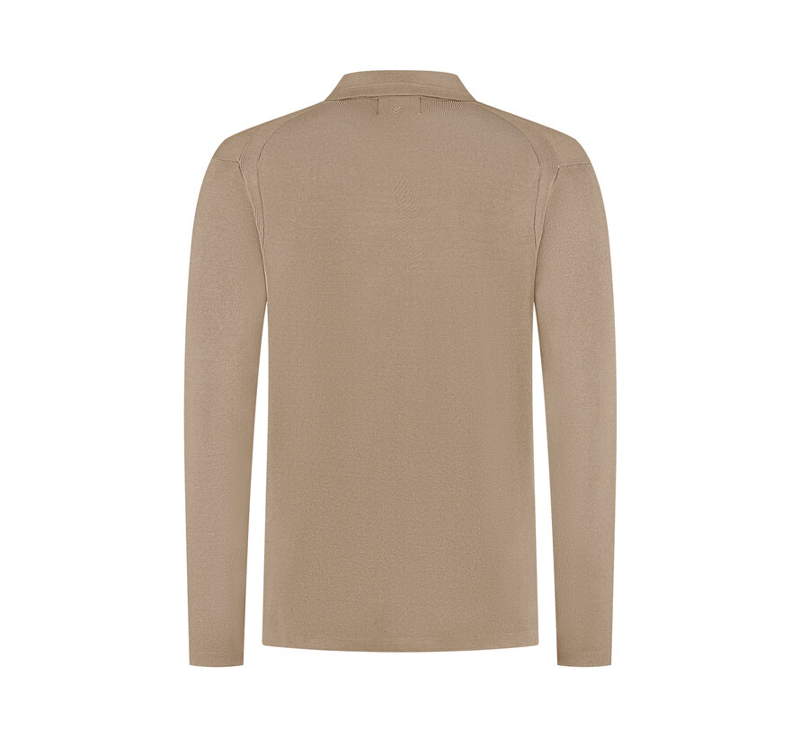 Regular Polo fit Knitwear Taupe (25030810 - 53)