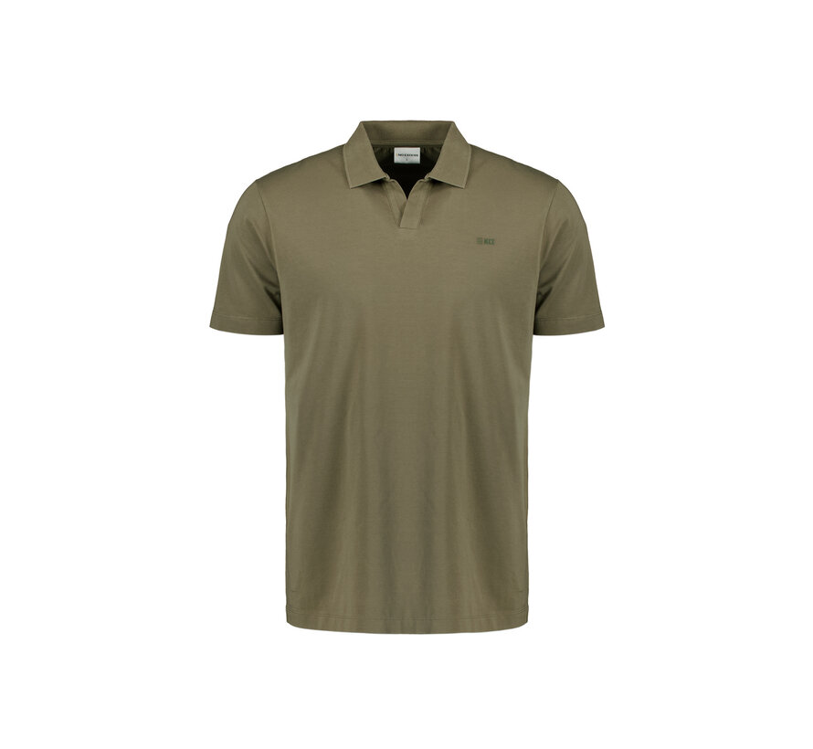 Polo V Solid Stretch Dark Moss (27380305SN - 186)