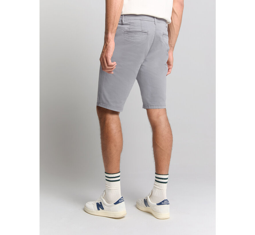 Short Chino Garment Dyed Twill Stretch Washed Blue (288190406 - 137)