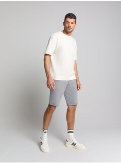 No Excess Short Chino Garment Dyed Twill Stretch Washed Blue (288190406 - 137)