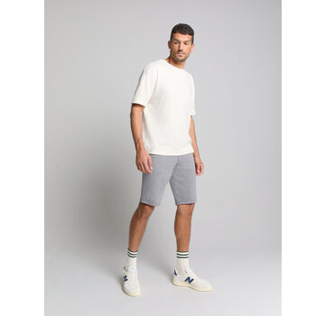 No Excess Short Chino Garment Dyed Twill Stretch Washed Blue (288190406 - 137)
