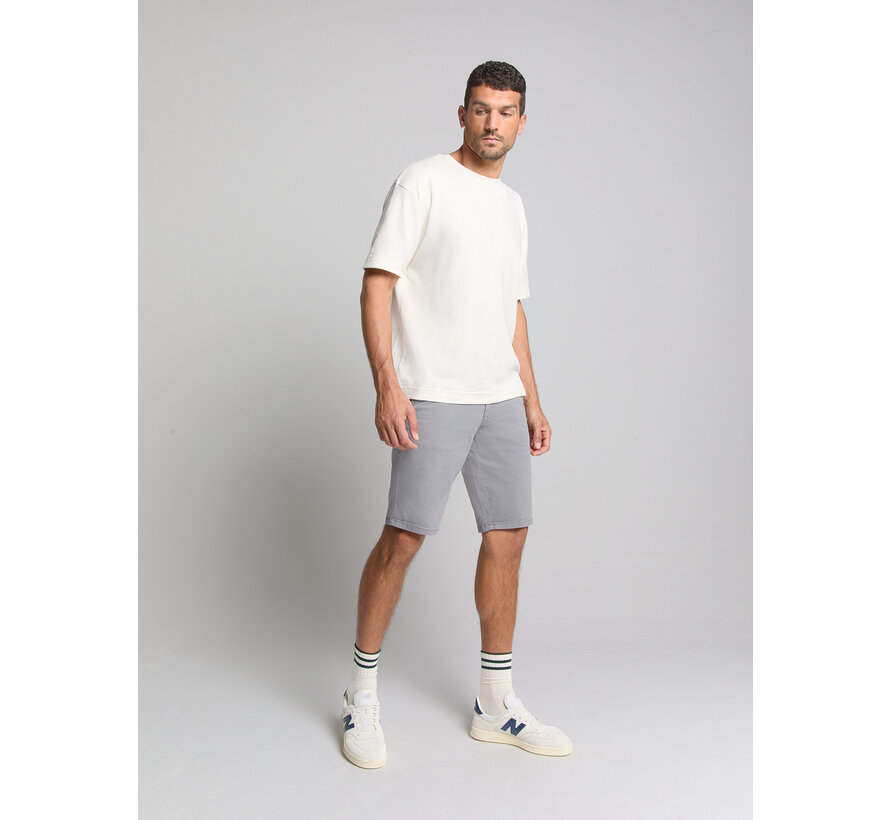 Short Chino Garment Dyed Twill Stretch Washed Blue (288190406 - 137)