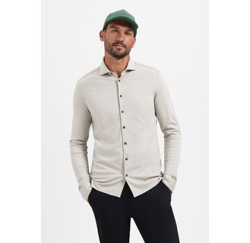 No Excess Shirt Jersey Melange Stretch Clay (N4180 - 018)