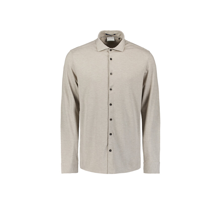 Shirt Jersey Melange Stretch Clay (N4180 - 018)