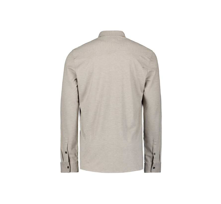 Shirt Jersey Melange Stretch Clay (N4180 - 018)