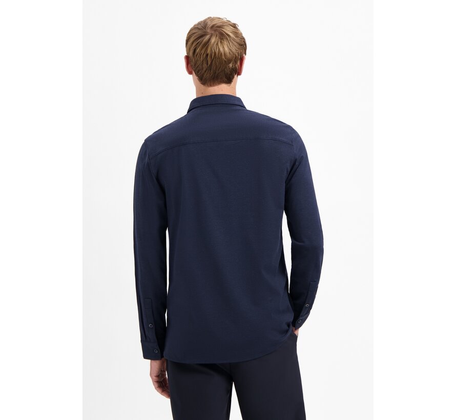 Shirt Jersey Melange Stretch Night (N4180 - 078)