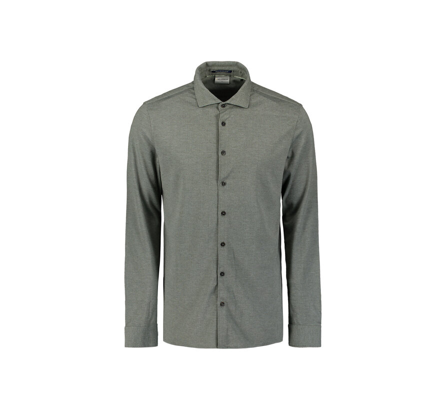 Shirt Jersey Melange Stretch Dark Steel (N4180 - 124)