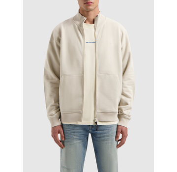 Pure Path Stand-Up Collar Zip Sweater Sand (25010301 - 46)