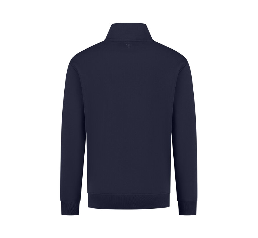 Embroidery Half-zip Sweater Navy (25010302 - 07)