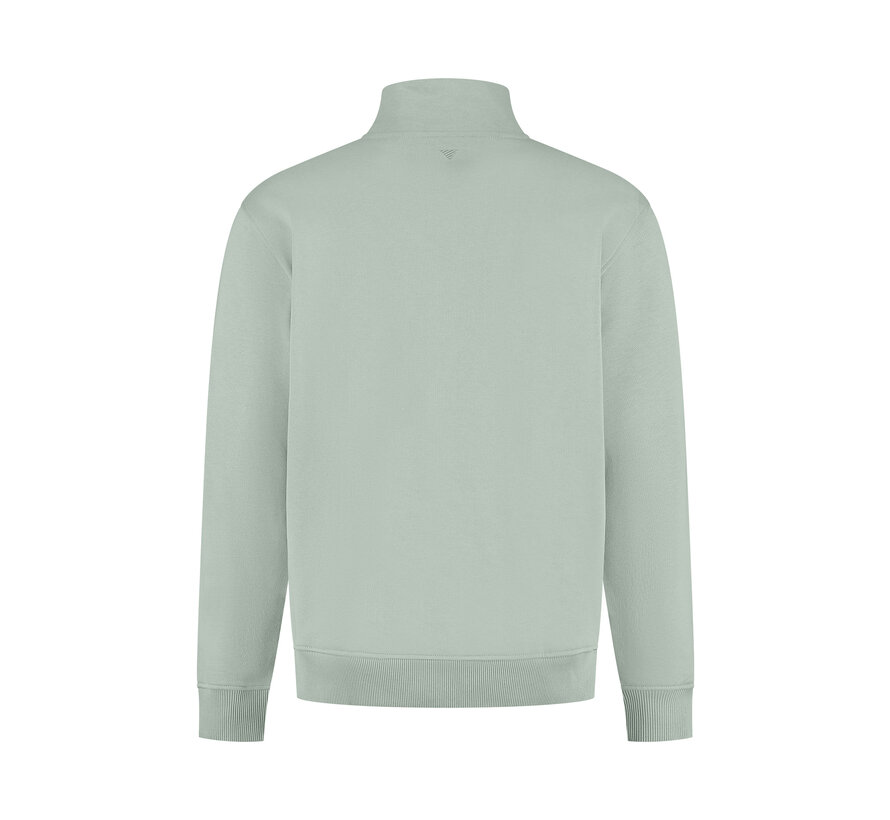 Embroidery Half-zip Sweater Army Green (25010302 - 10)