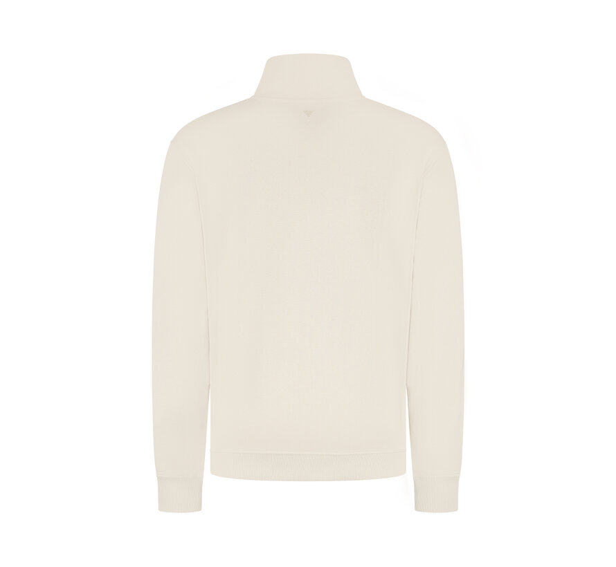 Stacked Logo Half-Zip Sweater Sand (25110393 - 46)