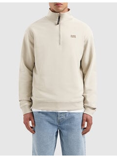 Pure Path Stacked Logo Half-Zip Sweater Sand (25110393 - 46)