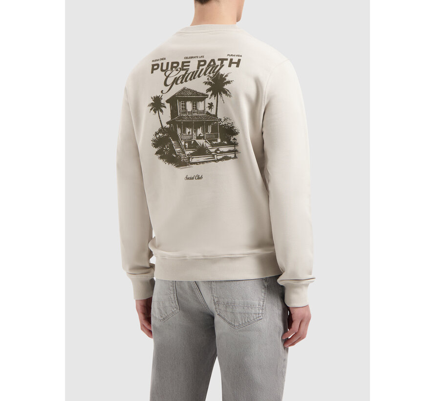 Tropical Escape Sweater Sand (25110397 - 46)