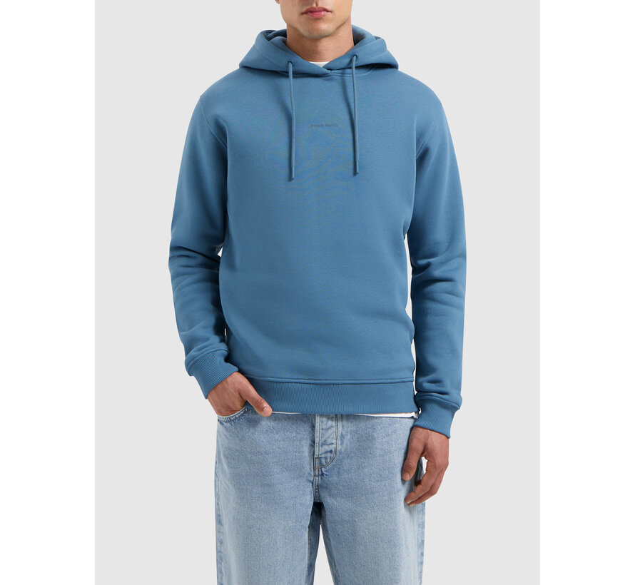 Tonal Triangle Hoodie Mid Blue (25110398 - 42)
