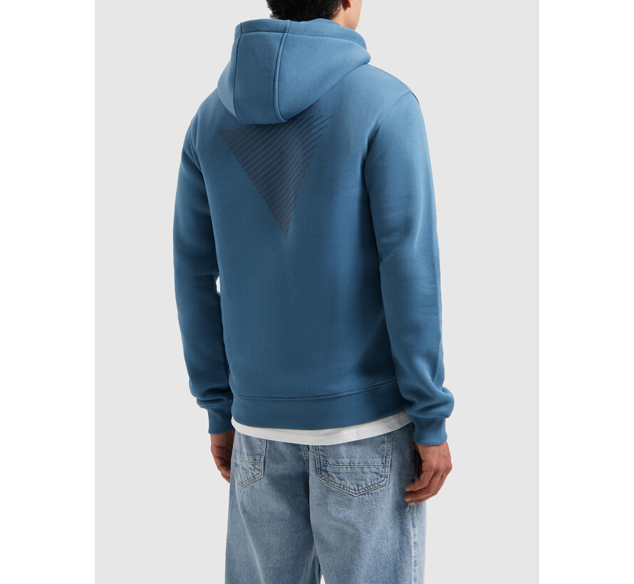 Tonal Triangle Hoodie Mid Blue (25110398 - 42)