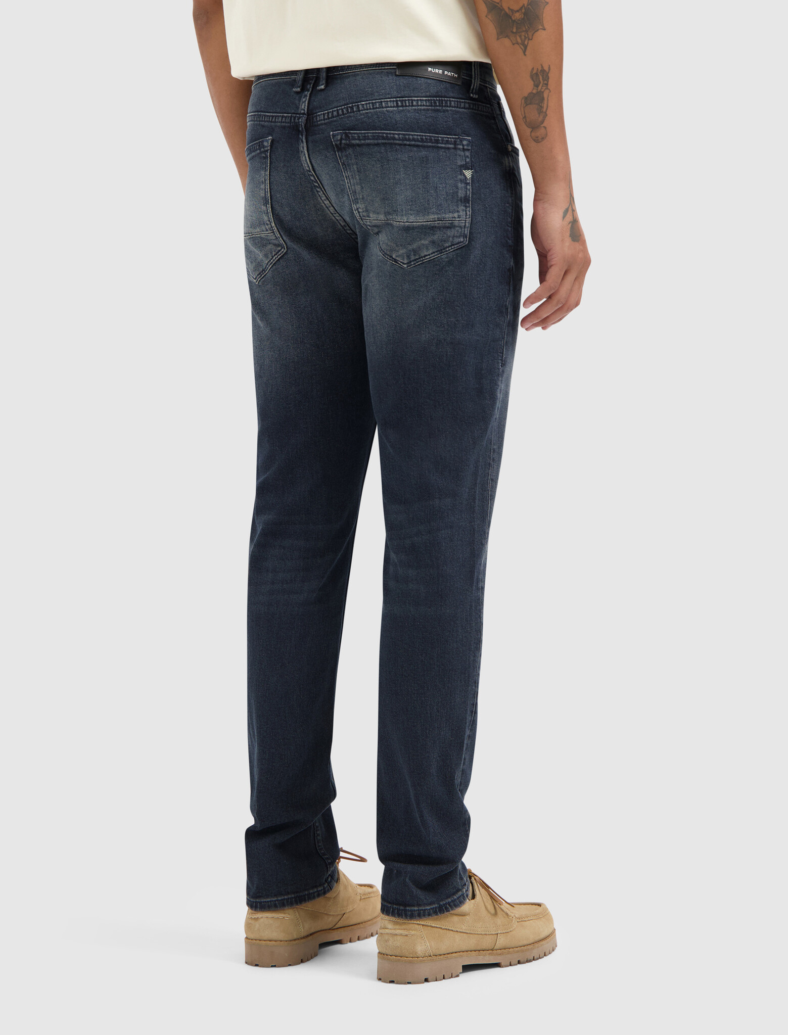 Pure Path The Ryan Slim Fit Jeans Denim Dark Blue Pure Path