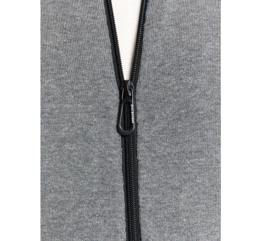 Cardigan 2 Coloured Melange Grey Melange (N2154 - 102)