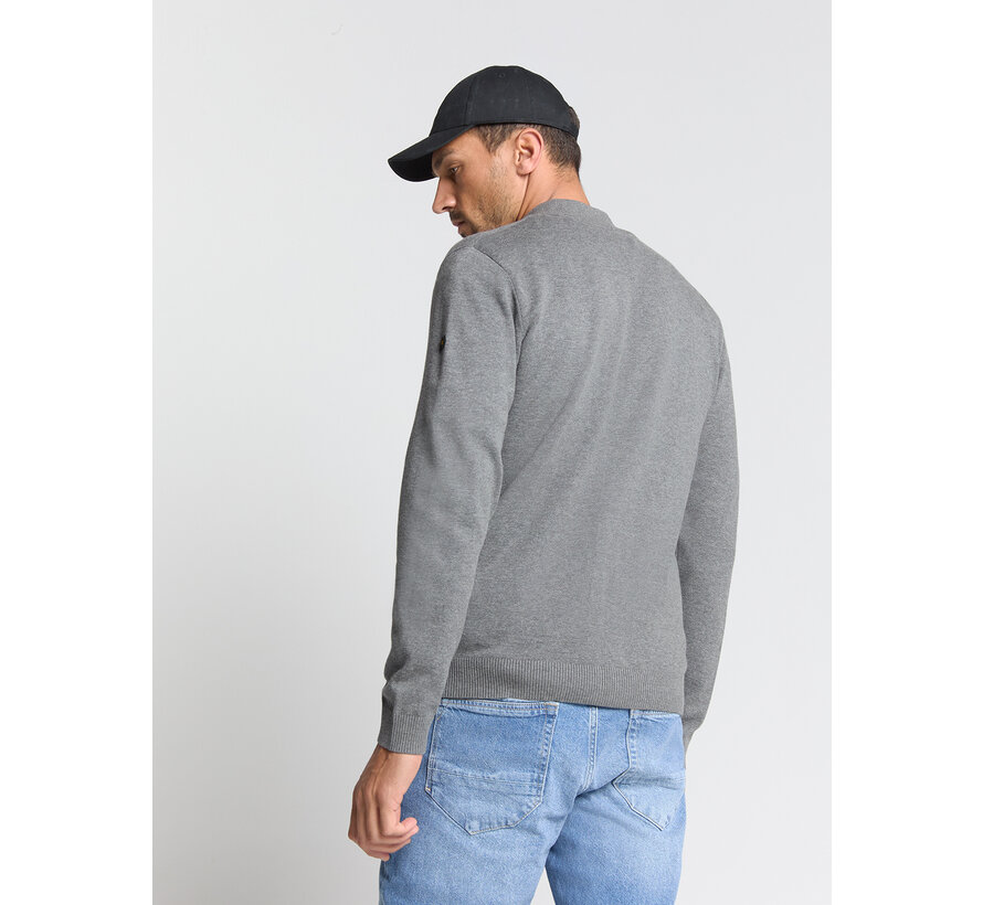 Cardigan 2 Coloured Melange Grey Melange (N2154 - 102)