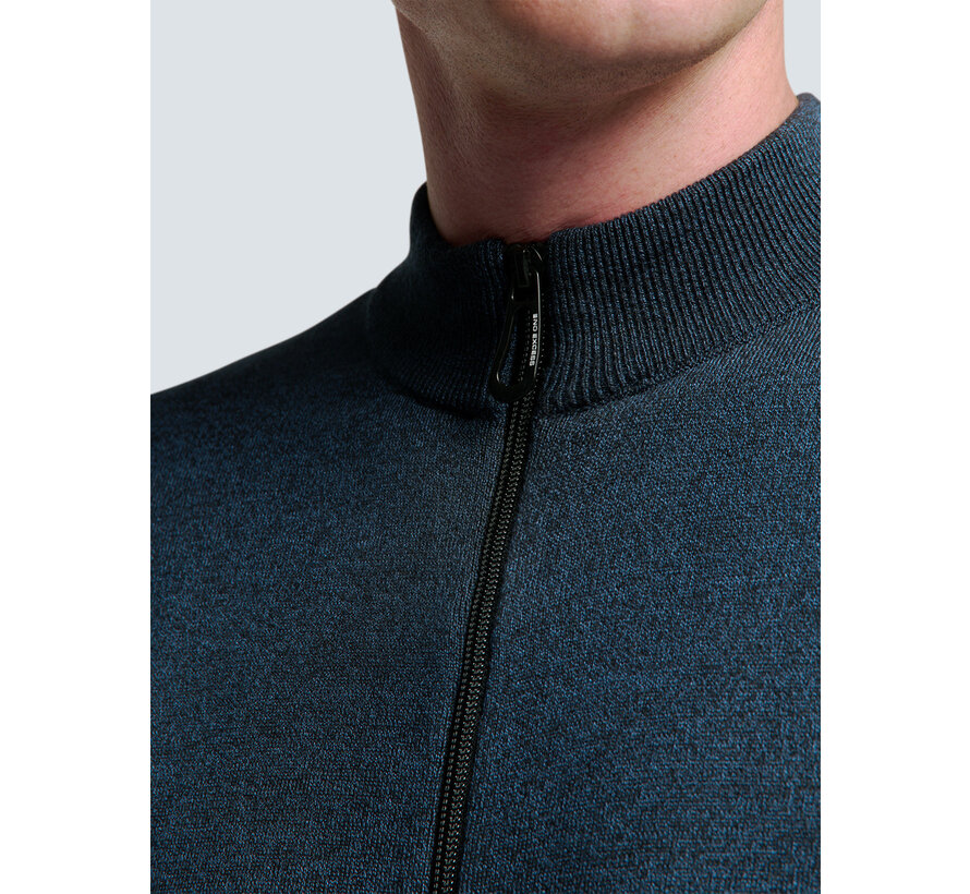 Cardigan 2 Coloured Melange Navy (N2154 - 037)