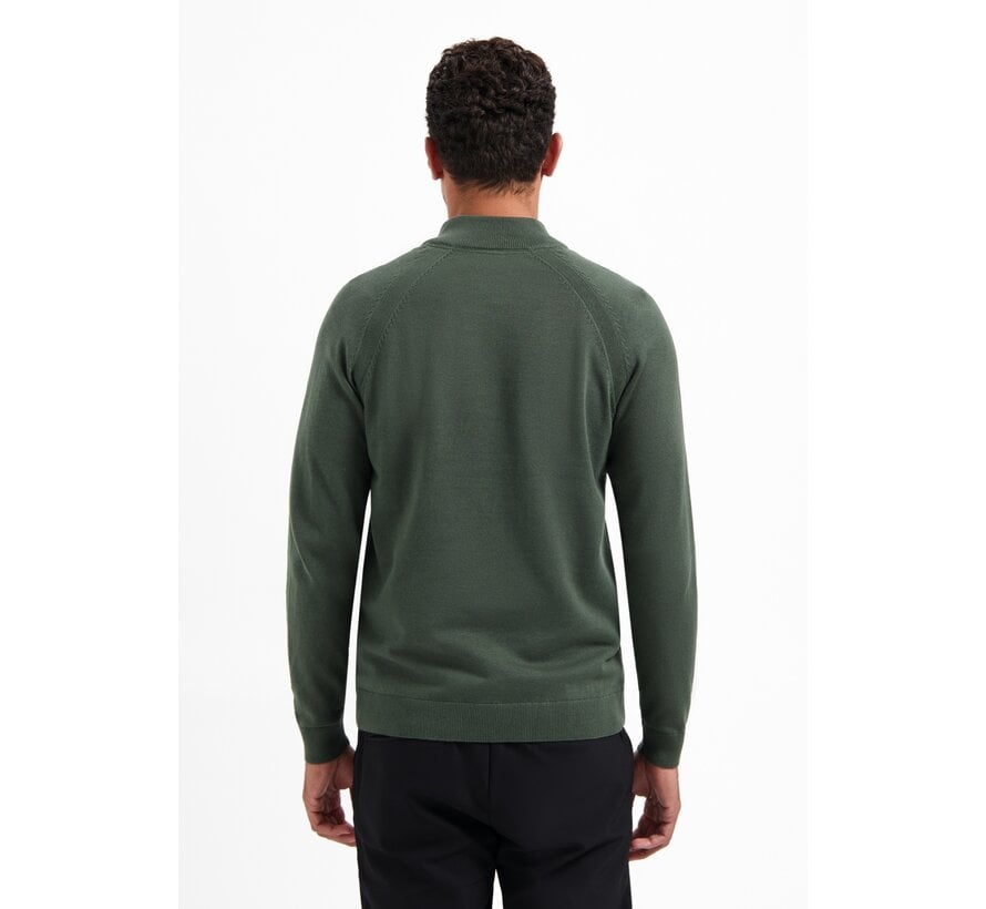 Pullover Half Zip High Collar Solid (29230967SN - 052)