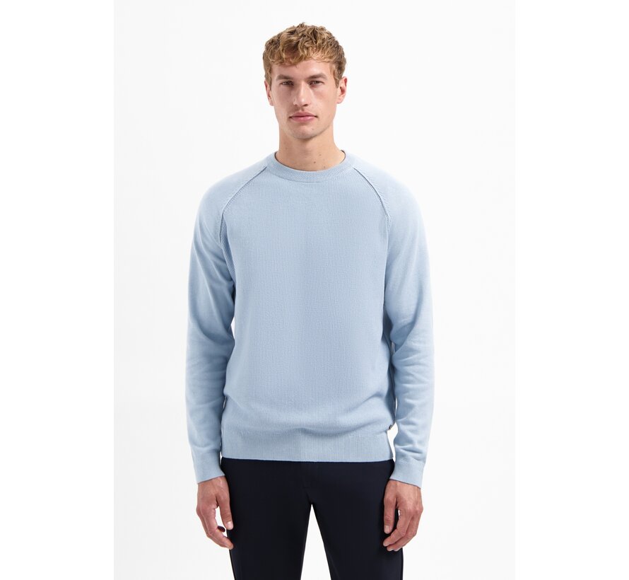 Pullover Crewneck Solid Waffle Knit (29230964SN - 138)