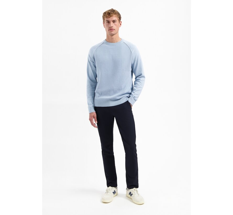 Pullover Crewneck Solid Waffle Knit (29230964SN - 138)