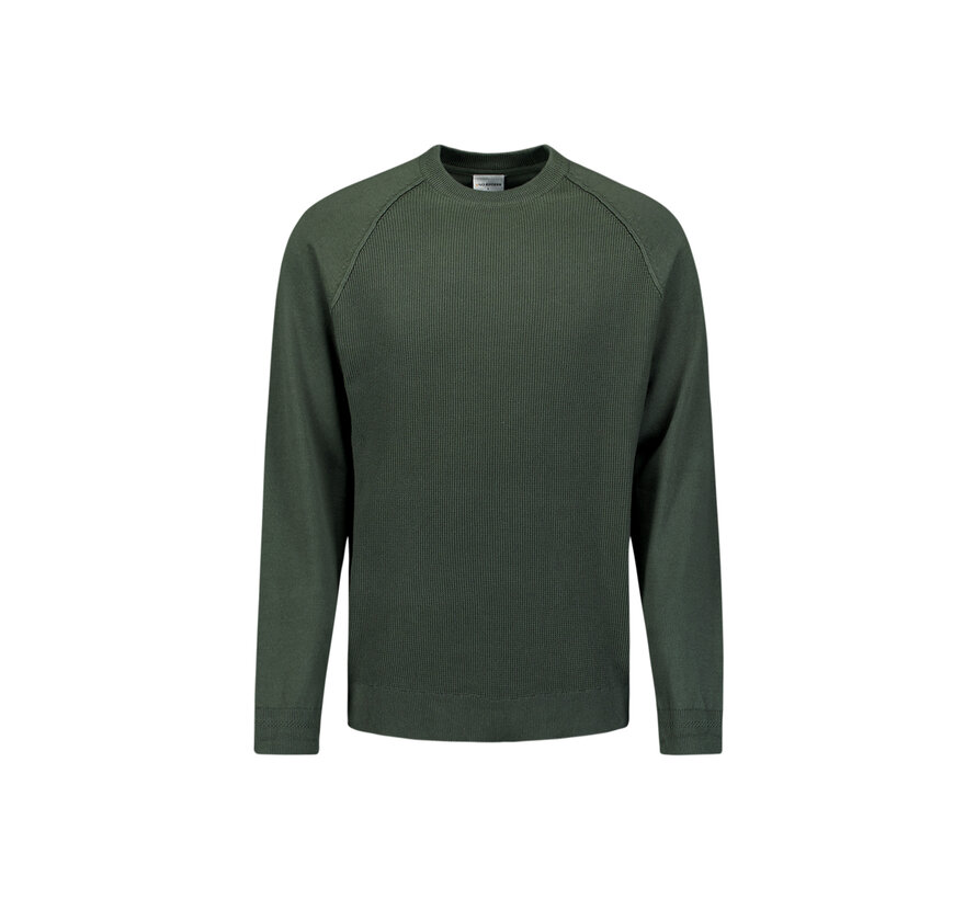 Pullover Crewneck Solid Waffle Knit (29230964SN - 052)