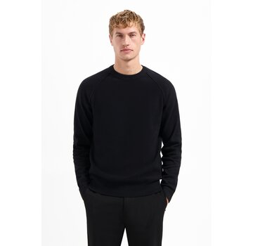 No Excess Pullover Crewneck Solid Waffle Knit (29230964SN - 020)